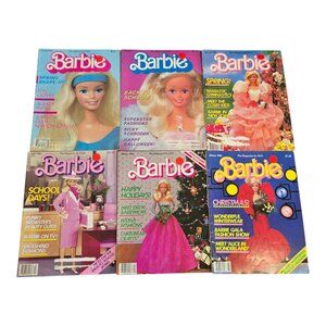 Barbie Magazine Lot of 6 Issues The Magazine for Girls Vintage 1984 - 1986